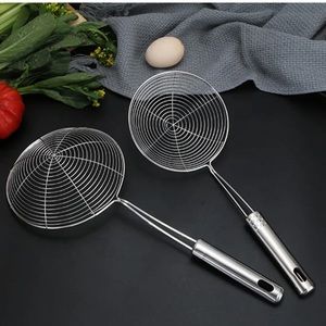 Passoire en métal pour pâtes et friture,  filaire en acier inoxydable 18 cm